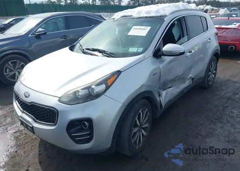 2017 Kia Sportage Ex z USA, uszkodzony, nr VIN KNDPNCAC8H7182463